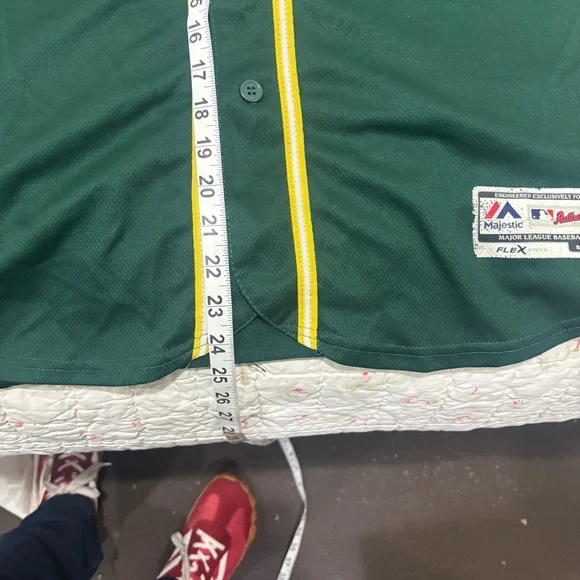 Majestic Oakland Athletics Mark McGwire #25 Authentic Flex Base Jersey - Green